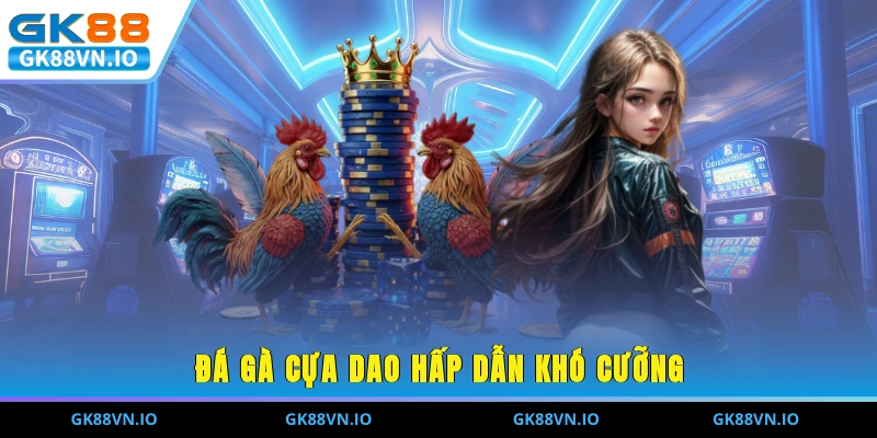 Đá gà cựa dao hấp dẫn khó cưỡng